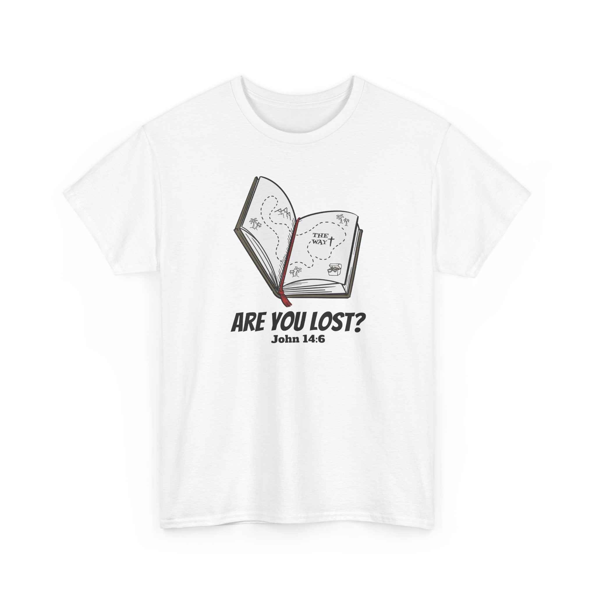 "Are You Lost?" Bible Map T-Shirt
