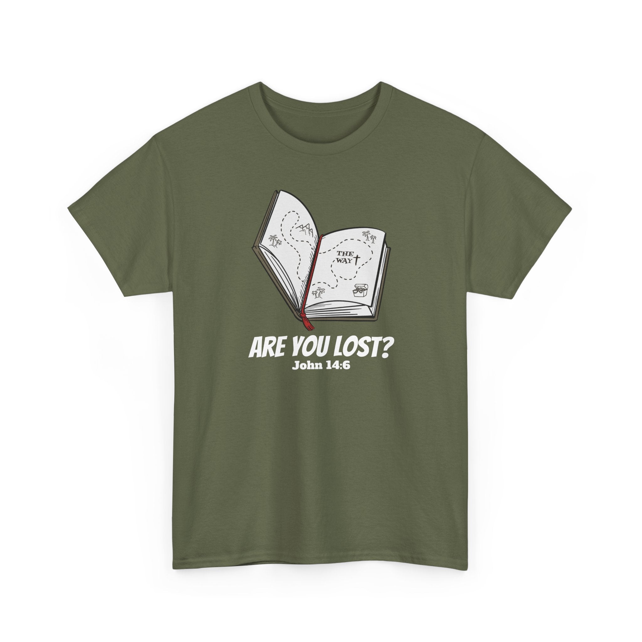 "Are You Lost?" Bible Map T-Shirt