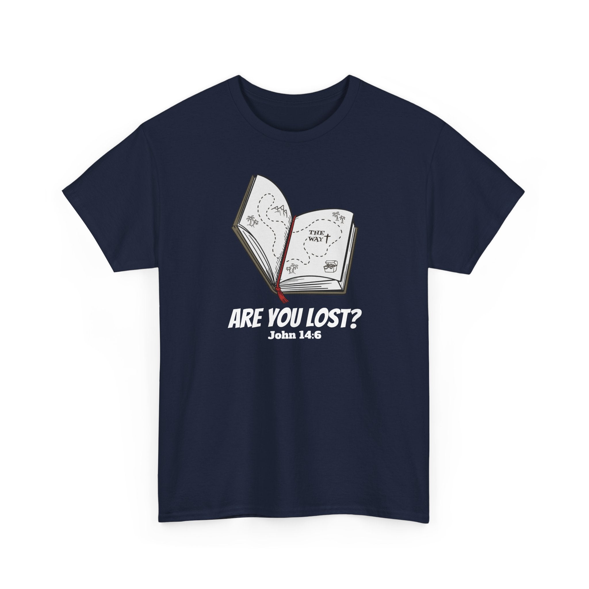 "Are You Lost?" Bible Map T-Shirt