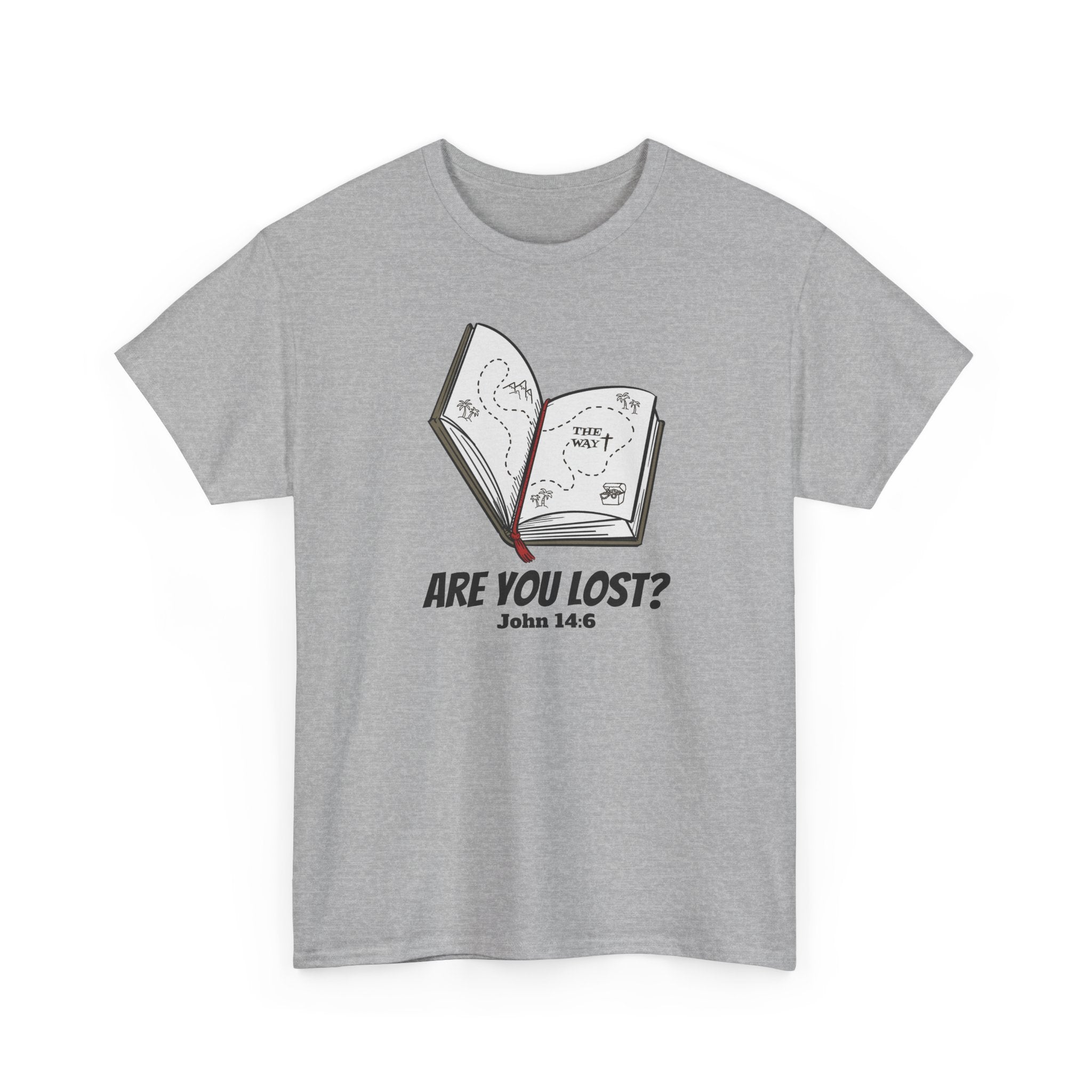 "Are You Lost?" Bible Map T-Shirt